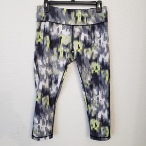 Zella capri leggings with mesh